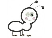 Stickdatei - Ameise Appli